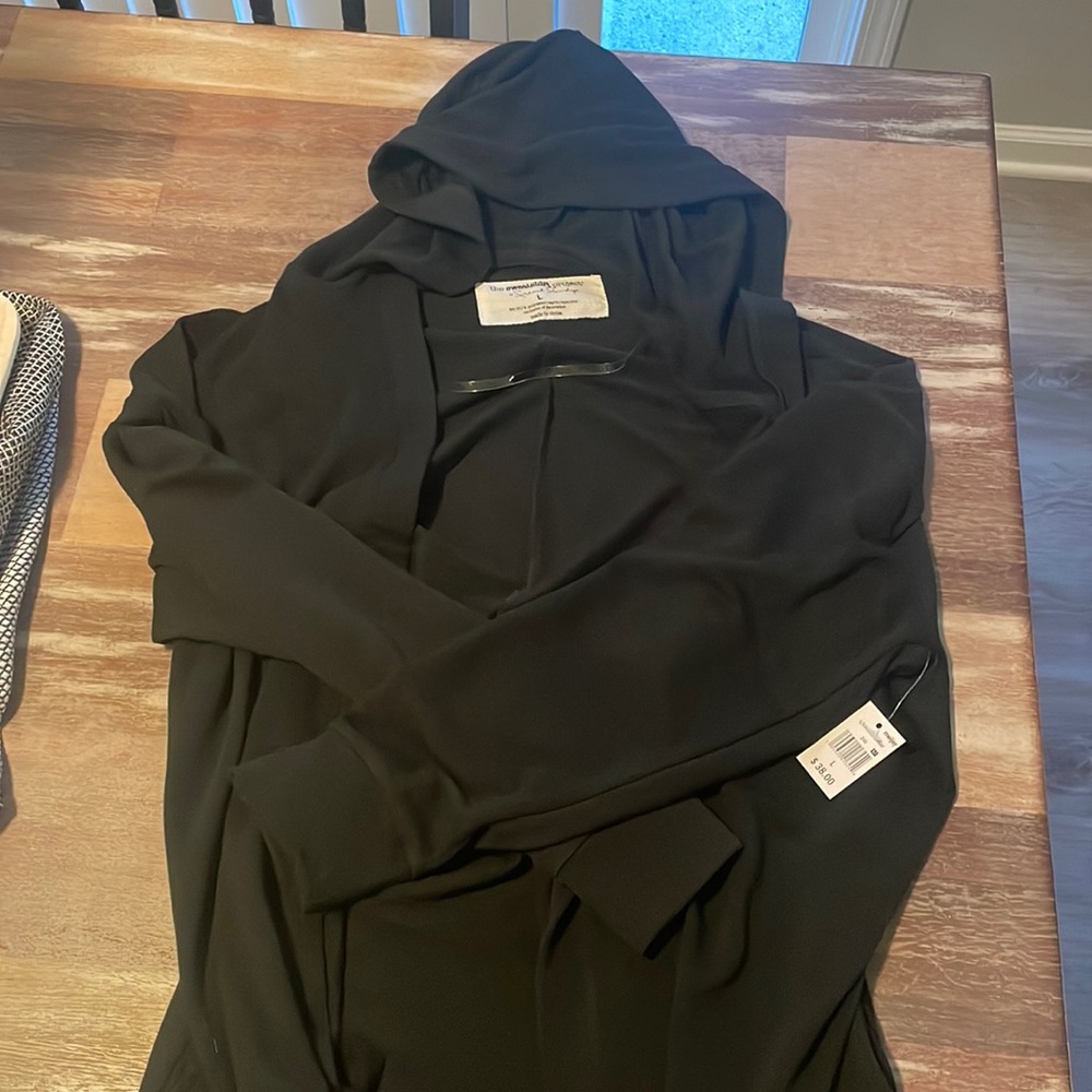 NWT black sweater hoodie